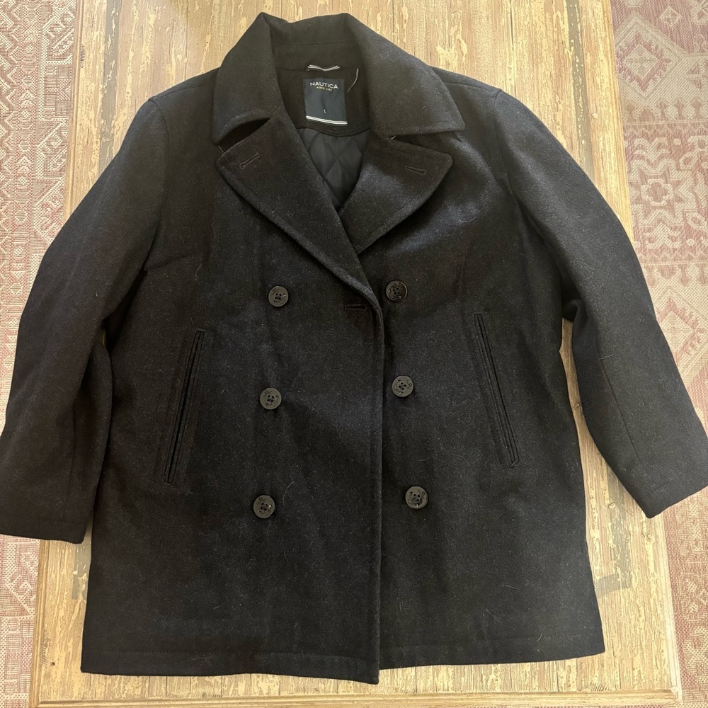 Nautica Men's Navy Pea Coat